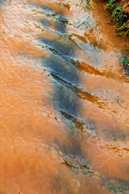 Muine, Vietnam - 18 Temmuz 2019 - Fairy Stream. Nehir, kırmızı kanyon