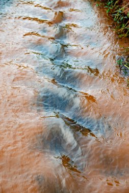 Muine, Vietnam - 18 Temmuz 2019 - Fairy Stream. Nehir, kırmızı kanyon