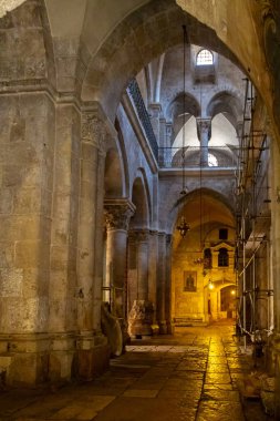 Kudüs, Filistin, İsrail-14 Ağustos 2015: Kutsal Kilise
