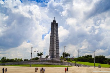 Havana, Küba - 10 Ağustos 2017 - Eski Havana şehir merkezi Stre