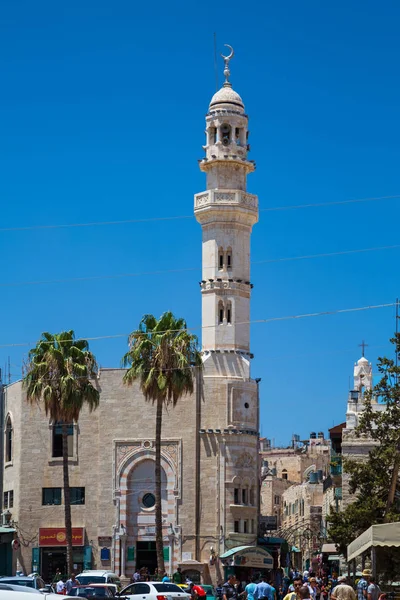 예루살렘, 팔레스타인, 이스라엘 - 2015년 8월 14일-모스크 이슬람 템플 — 스톡 사진