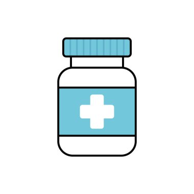 Vektör Tıbbı Düz Tasarım İllüstrasyonu