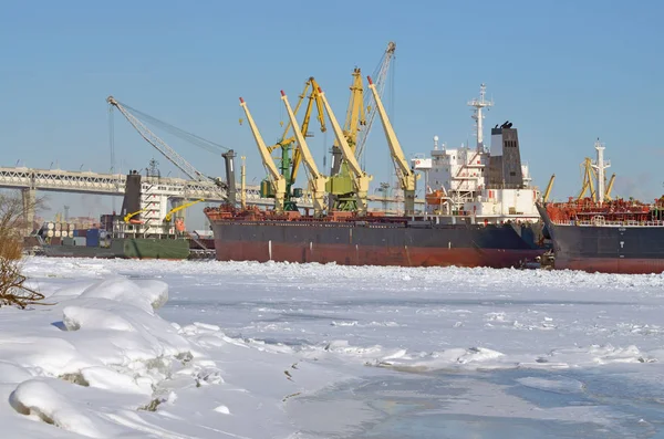 Die Natürliche Landschaft Frachtport Die Natürliche Landschaft Frachtport Die Bucht — Stockfoto