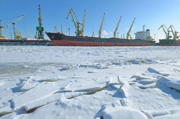 Die Natürliche Landschaft Frachtport Die Natürliche Landschaft Frachtport Die Bucht — Stockfoto