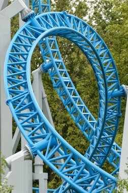 Lunapark trenleri için demiryolu.