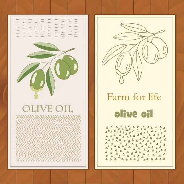 Huile d'olive 19-02 — Image vectorielle