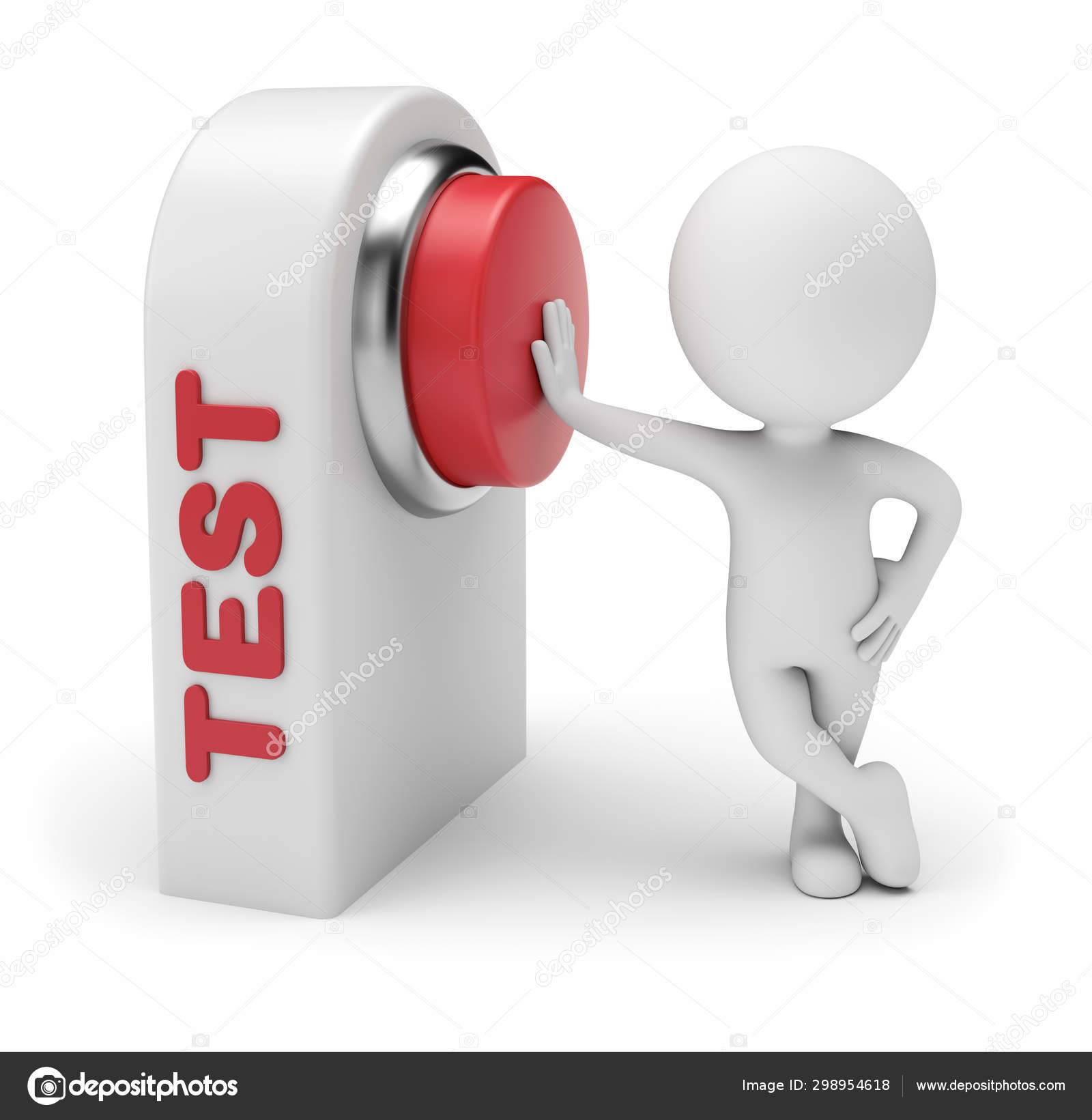3d Small People Conduct A Test Stock Photo By C Vkstudio 298954618