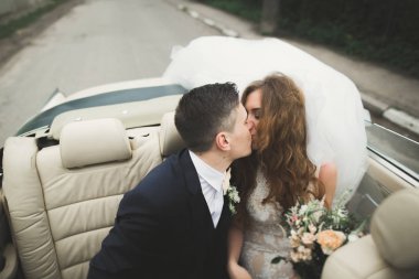 Mutlu gelin ve Damat Düğün töreni sonrası poz