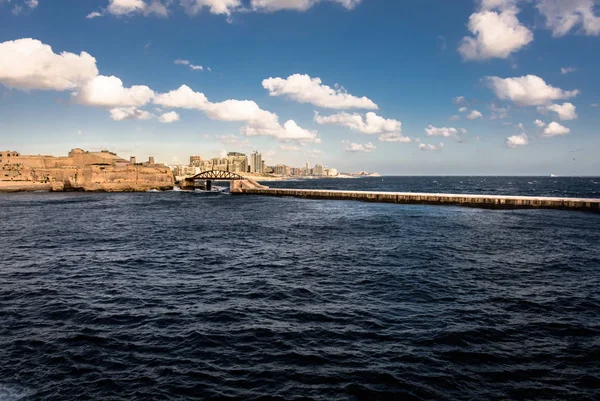 Valletta Vanaf Het Schip — Stockfoto