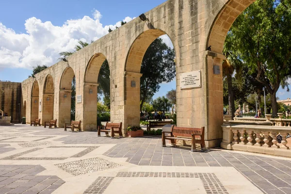 la valletta santa marija yerinin görünümü ,malta 