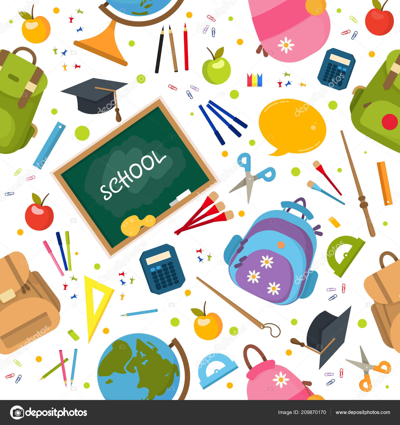 welcome back to school pattern stock vector fantrazy gmail com