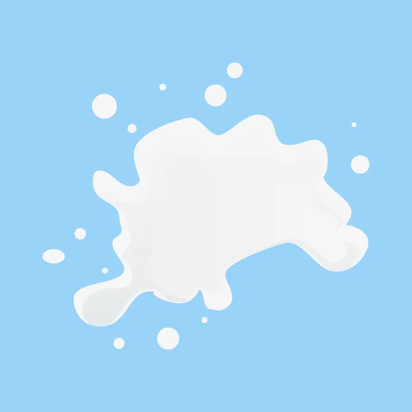 Vector 3D salpicadura de leche y verter — Archivo Imágenes Vectoriales