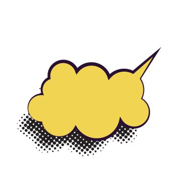 Çizgi roman iletişim boş bulut yaptırın