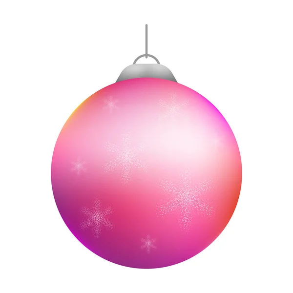 Boule de décoration de Noël — Image vectorielle