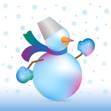 Noel ve yılbaşı kardan adam