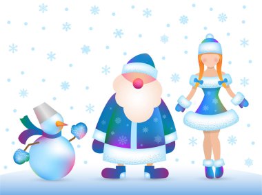 Rus Noel Baba, kardan adam, kar kızlık