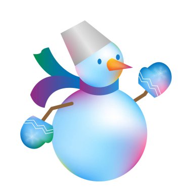 Noel ve yılbaşı kardan adam