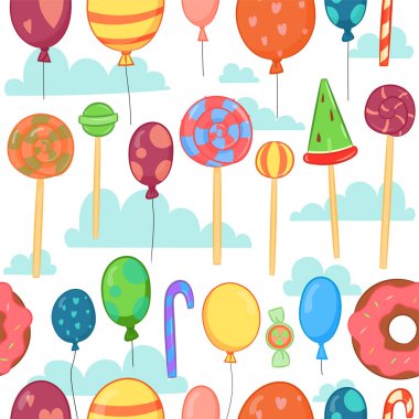 Çocuk tatili deseni. Doğum günü.