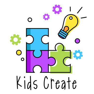 Çocuk logosu vektör rozeti