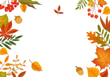 Floral frame with leaves, flowers, wedding