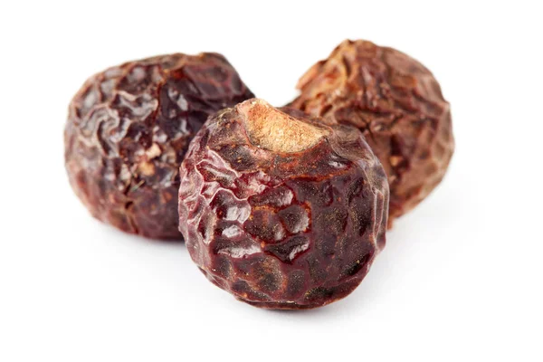 Sabun fındık (soapberries) beyaz arka plan üzerinde izole. Kimyasal ve toksin ücretsiz Çamaşırhane, organik deterjan