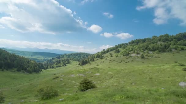 Este Vídeo Mostra Lapso Tempo Certo Rastreamento Uma Bela Paisagem — Vídeo de Stock