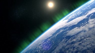 Planet Earth 'ün uzaydan yıldızlarla gerçekçi bir animasyonu. Belgeseller, kurumsal videolar ve reklamlar için harika. Küresel bir erişimi tüm endüstrilerde göstermenin daha iyi bir yolu yok..