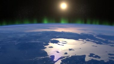 Planet Earth 'ün uzaydan yıldızlarla gerçekçi bir animasyonu. Belgeseller, kurumsal videolar ve reklamlar için harika. Küresel bir erişimi tüm endüstrilerde göstermenin daha iyi bir yolu yok..