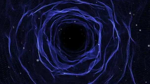 Помощью Моделирования Галактики Туннеля Туманностей — стоковое видео