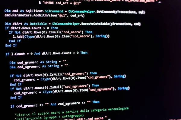 Ekranda Bilgisayar Kodu