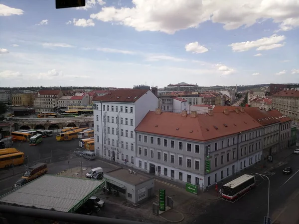 Çek Cumhuriyeti Prag şehir merkezi bölümünün sokak — Stok fotoğraf