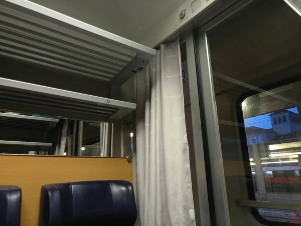 In de cabine van de Oostenrijkse trein — Stockfoto