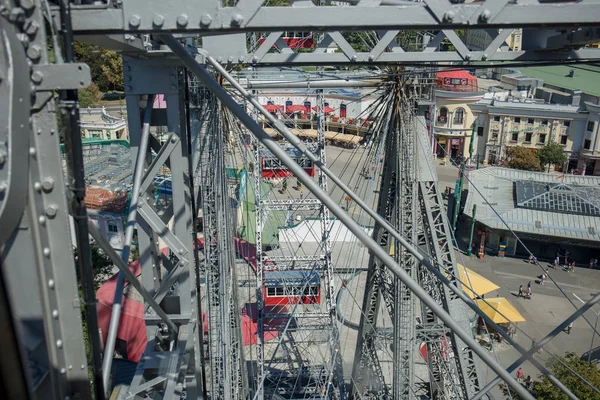 Ferris wheel in vienna city park Áustria — Fotografia de Stock