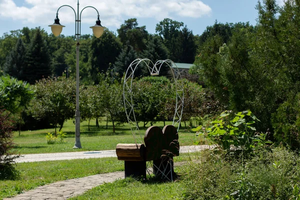 Bench Lovers Park — Stock Photo, Image