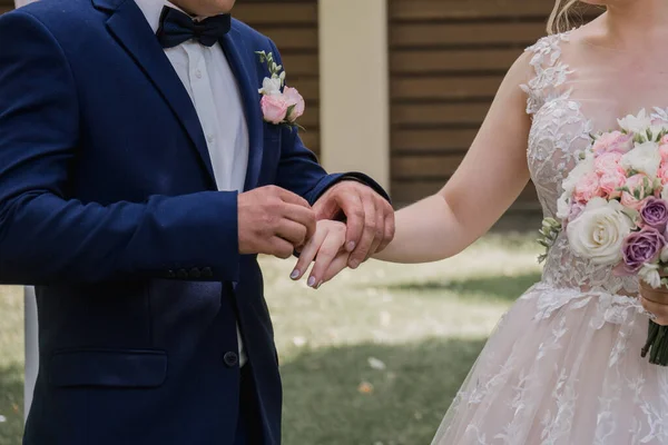 Bride Groom Wedding Ceremony — Stock Photo, Image