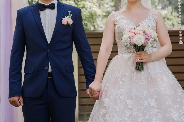 Novia Novio Ceremonia Boda — Foto de Stock