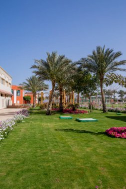 Mısır 'da bir otelde Arap mimarisi.