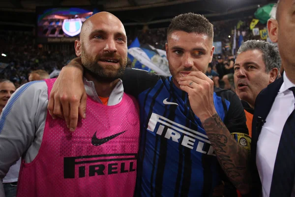 ซีรีส์ A SS LAZIO VS INTER — ภาพถ่ายสต็อก