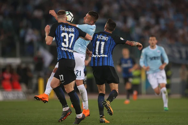 ซีรีส์ A SS LAZIO VS INTER — ภาพถ่ายสต็อก