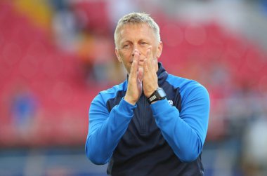 16.06.2018. Moskova, Rusça: Hallgrimsson, futbol FIFA Dünya Kupası Rusya 2018, D grubu sonunda maç arasında Arjantin v İzlanda Moscow Spartak stadyumu.