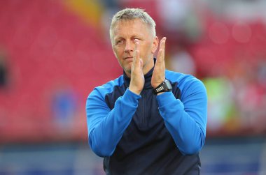 16.06.2018. Moskova, Rusça: Hallgrimsson, futbol FIFA Dünya Kupası Rusya 2018, D grubu sonunda maç arasında Arjantin v İzlanda Moscow Spartak stadyumu.