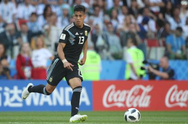 16.06.2018. Moskova, Rusya: Meza eylem sırasında maç FIFA Dünya Kupası Rusya 2018, D grubu, futbol maç arasında Arjantin v İzlanda Moscow Spartak stadyumu.