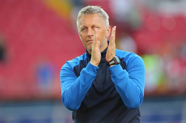 2018 Μόσχα Ρωσική Hallgrimsson Στο Τέλος Του Fifa Παγκόσμιο Κύπελλο — Φωτογραφία Αρχείου