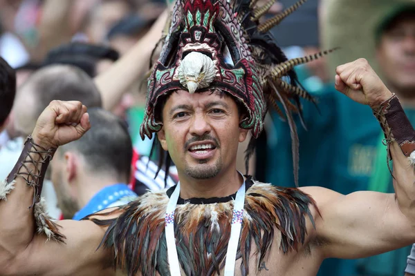 17.06.2018. Moskova, Rusya: FIFA Dünya Kupası Rusya 2018, F Grubu, futbol sırasında eylem arasında Almanya v Meksika Moskova'da Lujniki Stadyumu eşleme.