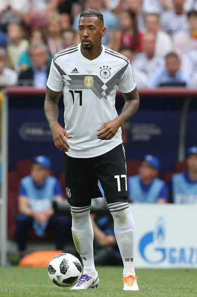 17.06.2018. Moskova, Rusya: Boateng eylem sırasında FIFA Dünya Kupası Rusya 2018, F Grubu, futbol maç arasında Almanya v Meksika Moskova'da Lujniki Stadyumu.