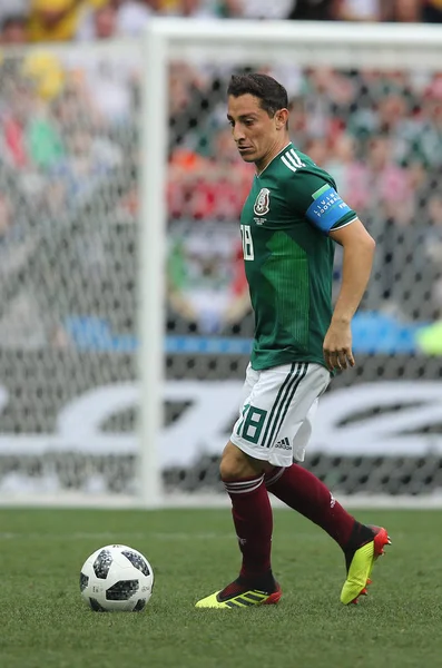 17.06.2018. Moskova, Rusya: Fabian eylem sırasında FIFA Dünya Kupası Rusya 2018, F Grubu, futbol maç arasında Almanya v Meksika Moskova'da Lujniki Stadyumu.