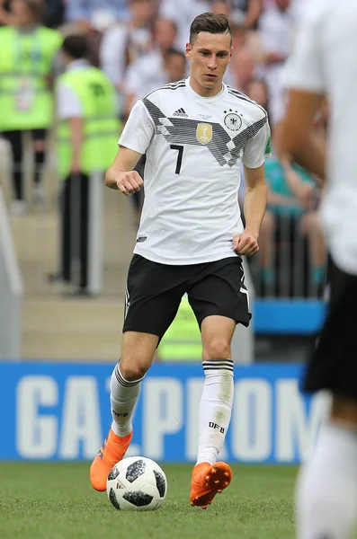 17.06.2018. Moskova, Rusça: Draxler eylem sırasında FIFA Dünya Kupası Rusya 2018, F Grubu, futbol maç arasında Almanya v Meksika Moskova'da Lujniki Stadyumu.