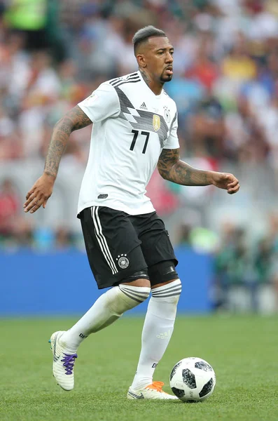 17.06.2018. Moskova, Rusya: Boateng eylem sırasında FIFA Dünya Kupası Rusya 2018, F Grubu, futbol maç arasında Almanya v Meksika Moskova'da Lujniki Stadyumu.