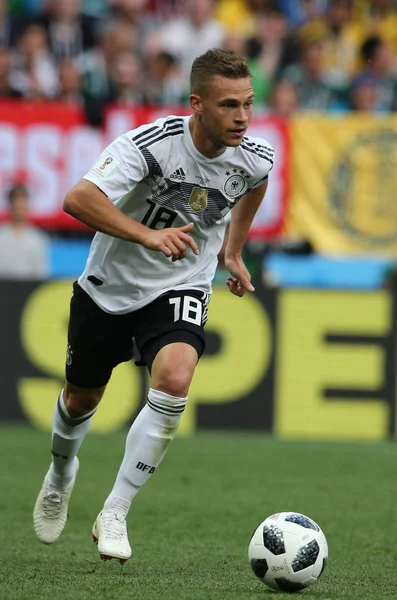 17.06.2018. Moskova, Rusya: Guardado eylem sırasında FIFA Dünya Kupası Rusya 2018, F Grubu, futbol maç arasında Almanya v Meksika Moskova'da Lujniki Stadyumu.