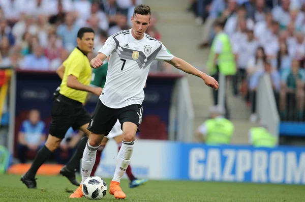 17.06.2018. Moskova, Rusça: Draxler eylem sırasında FIFA Dünya Kupası Rusya 2018, F Grubu, futbol maç arasında Almanya v Meksika Moskova'da Lujniki Stadyumu.